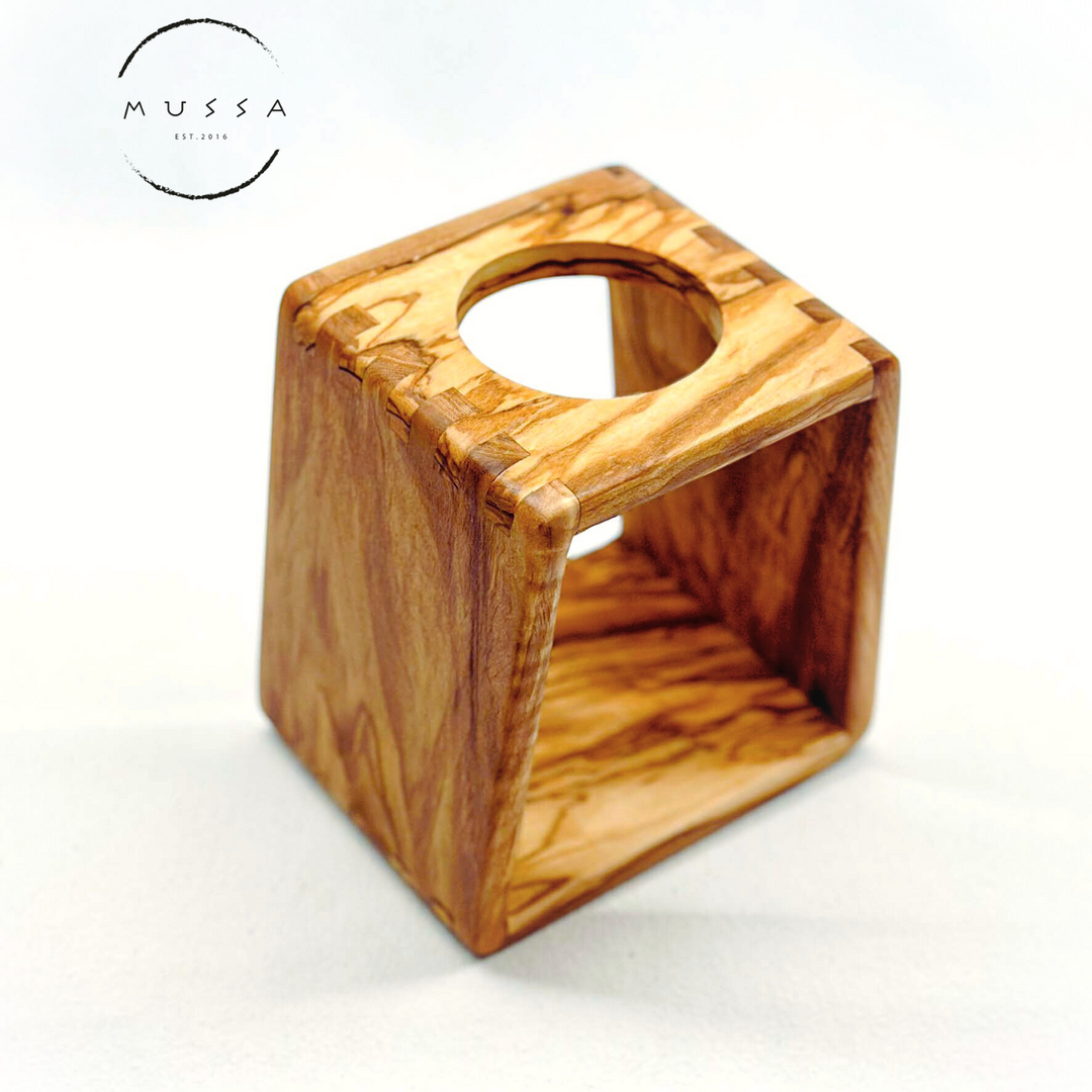 Olivewood Pour Over Coffee Stand