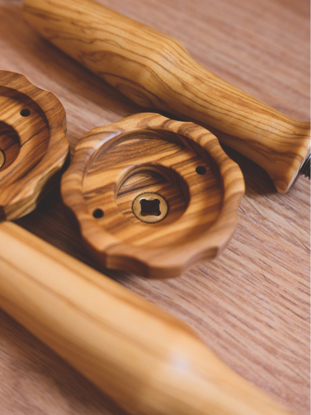 Rocket espresso kit (new design knobs) - wood selection