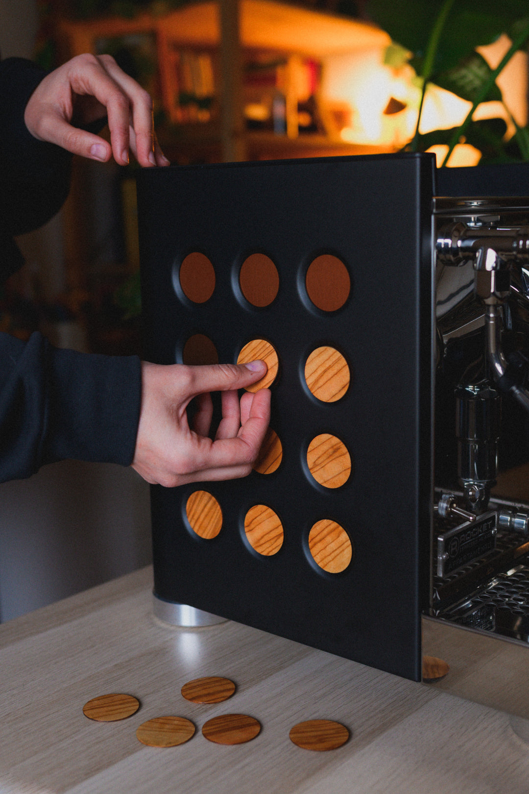 Magnetic wooden accents for Rocket Appartamento TCA