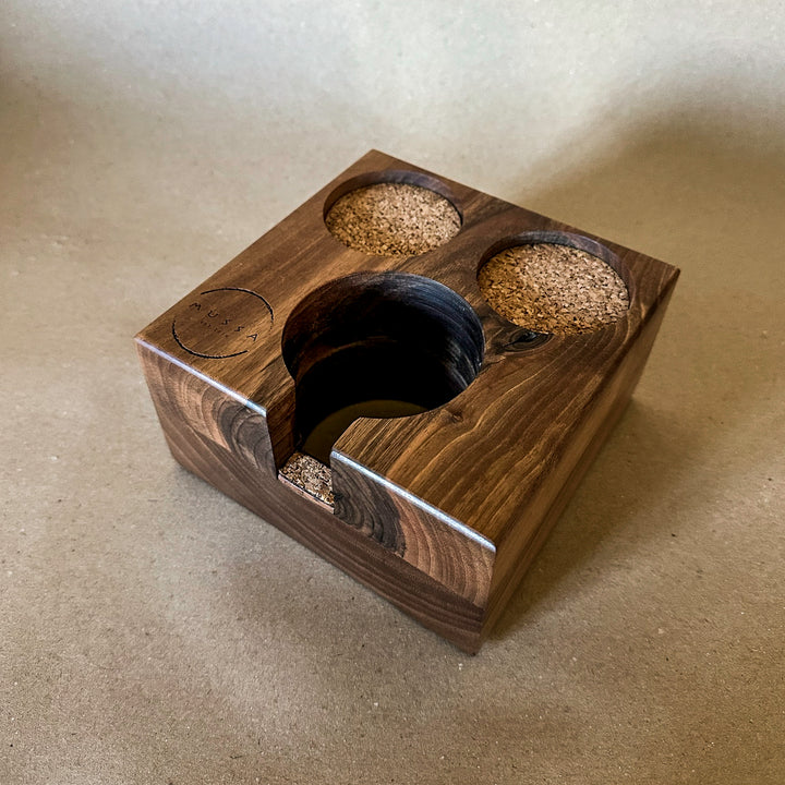 Tamper stand with 3 slots