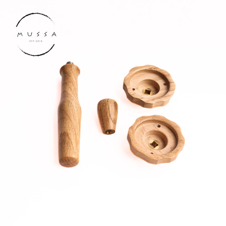 Rocket espresso kit (new design knobs) - wood selection