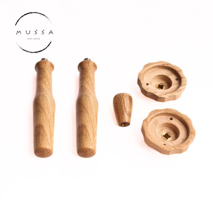 Rocket espresso kit (new design knobs) - wood selection