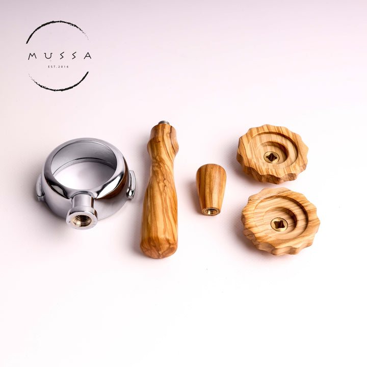 Rocket espresso kit (old design knobs) - wood selection