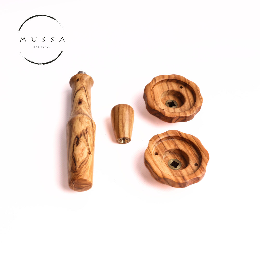 Rocket espresso kit (new design knobs) - wood selection