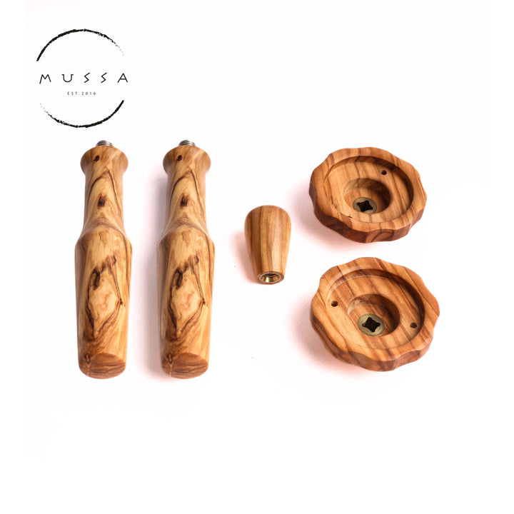 Rocket espresso kit (new design knobs) - wood selection