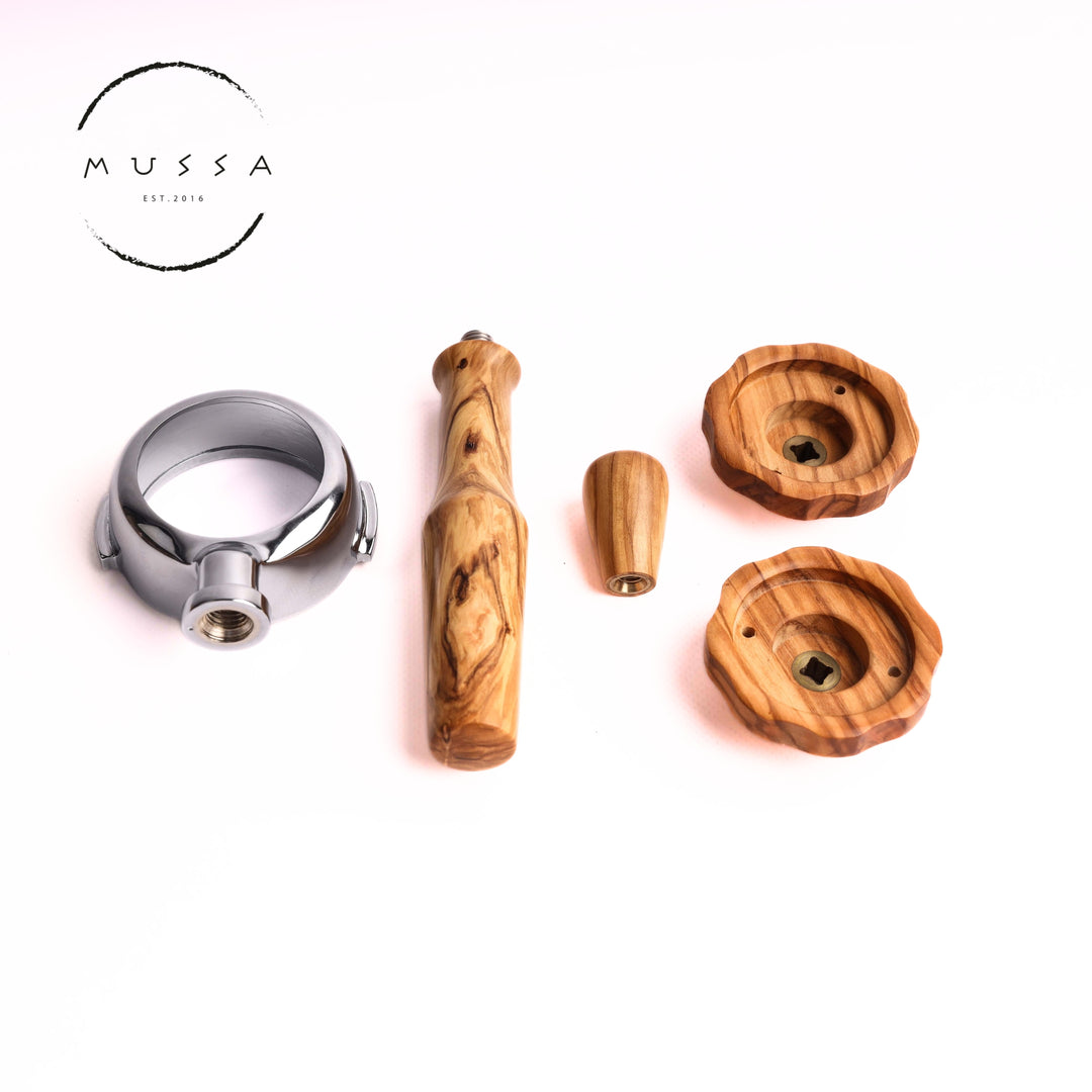 Rocket espresso kit (new design knobs) - wood selection