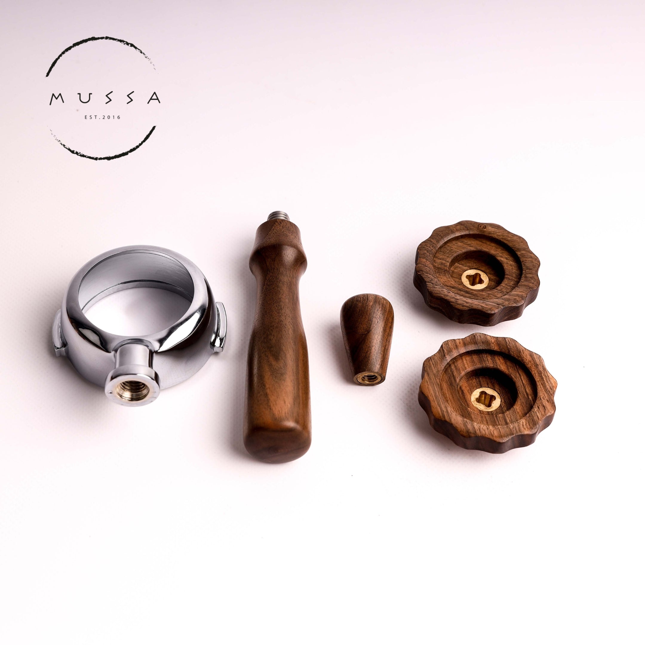 Rocket espresso kit (old design knobs) - wood selection – Mussatampers