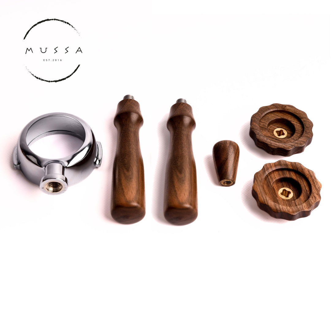 Rocket espresso kit (old design knobs) - wood selection