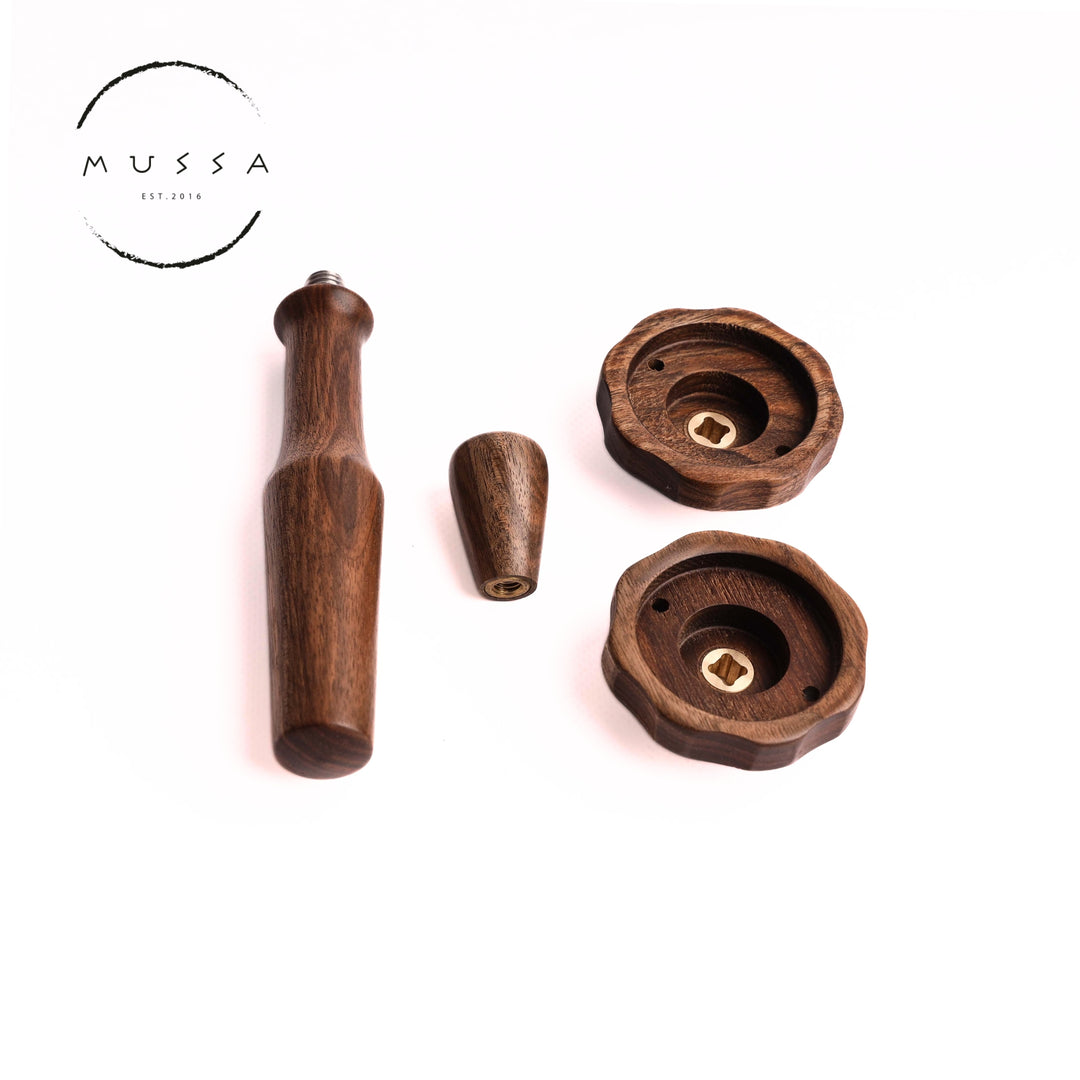 Rocket espresso kit (new design knobs) - wood selection