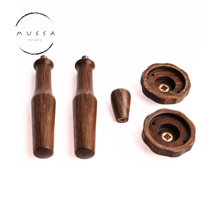 Rocket espresso kit (new design knobs) - wood selection