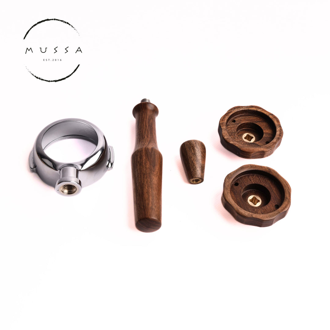 Rocket espresso kit (new design knobs) - wood selection