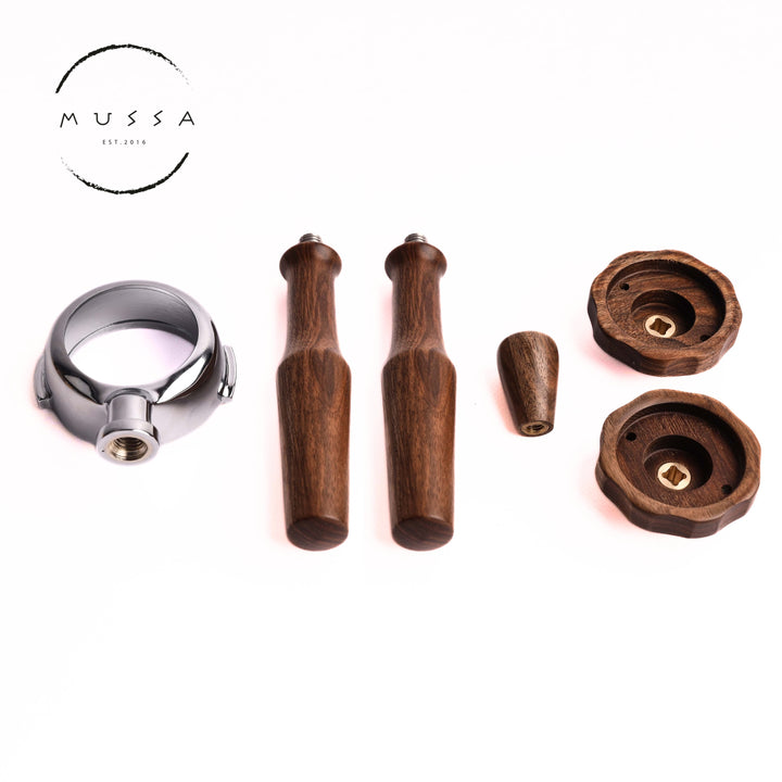 Rocket espresso kit (new design knobs) - wood selection